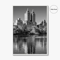 Upper West Side Black and White Fine Art Photo Print, Central Park NYC Poster