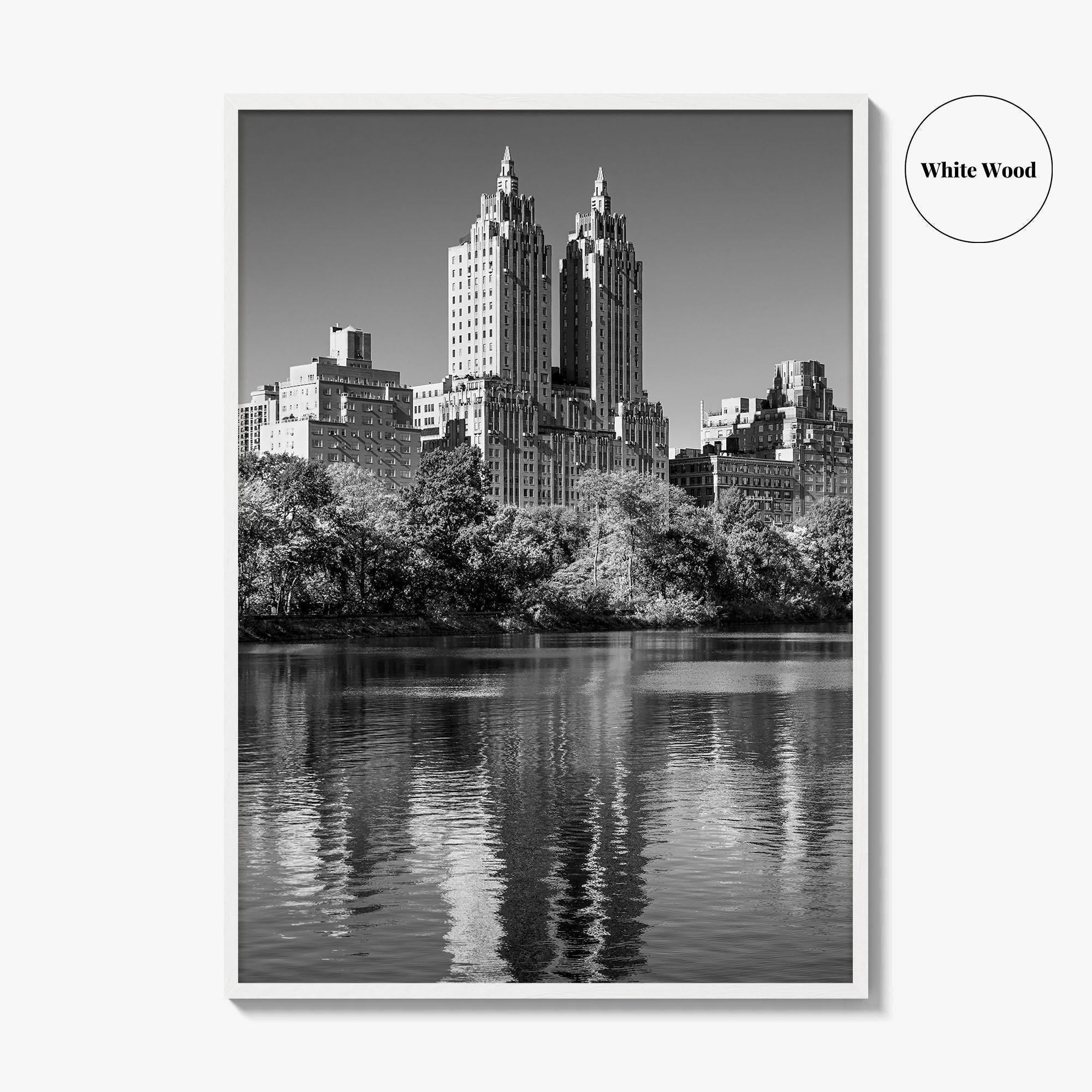 Upper West Side Black and White Fine Art Photo Print, Central Park NYC Poster