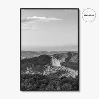 Pisgah National Forest Black and White Fine Art Photo Print, Looking Glass Rock, NC