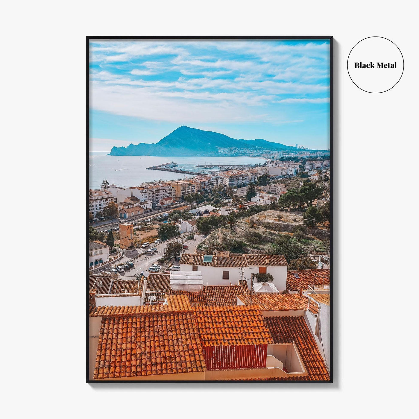 Altea Skyline Fine Art Photo Print, Alicante, Costa Blanca Spain Wall Decor Poster