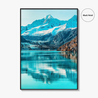 Alaska Art Photo Print, Johns Hopkins Glacier, Cruise Ship, USA Poster