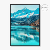 Alaska Art Photo Print, Johns Hopkins Glacier, Cruise Ship, USA Poster