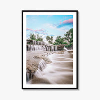 Fort Worth Fine Art Photo Print, Airfield Falls Waterfall, Texas, USA, Wall Decor, Poster