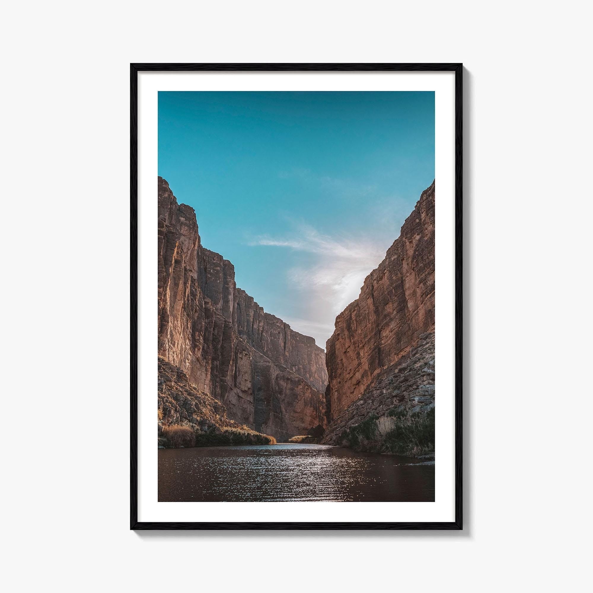 Big Bend National Park Fine Art Photo Print, Santa Elena Canyon, Texas USA Poster