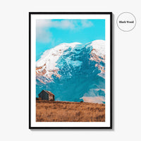 Ecuador Fine Art Photo Print, Chimborazo Volcano Mountain, Riobamba, Andes, Wall Decor Poster
