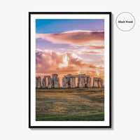 Stonehenge Fine Art Photo Print, England Wall Poster, Wiltshire UK