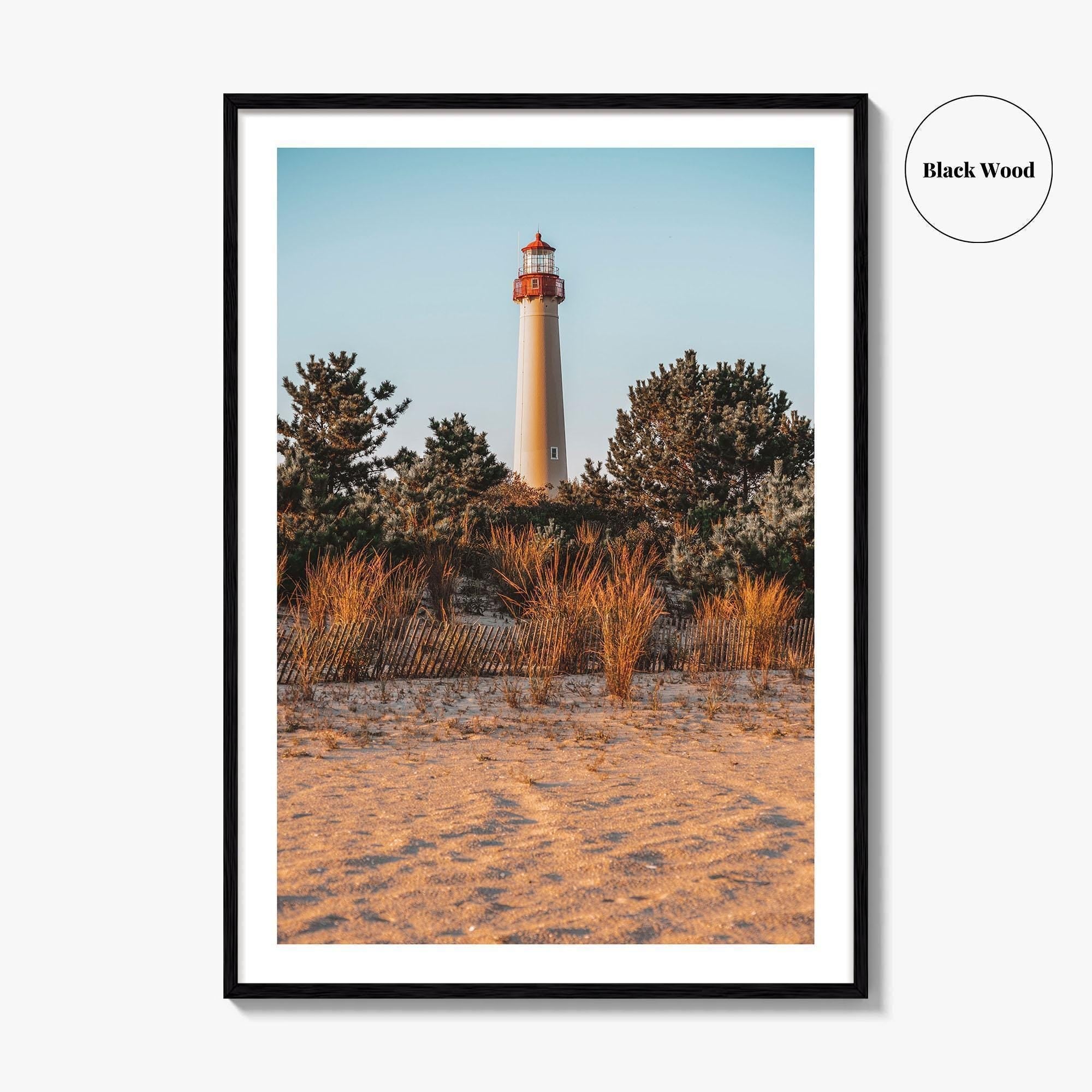 Cape May Fine Art Photo Print, Lighthouse Beach, New Jersey, Wall Decor Poster
