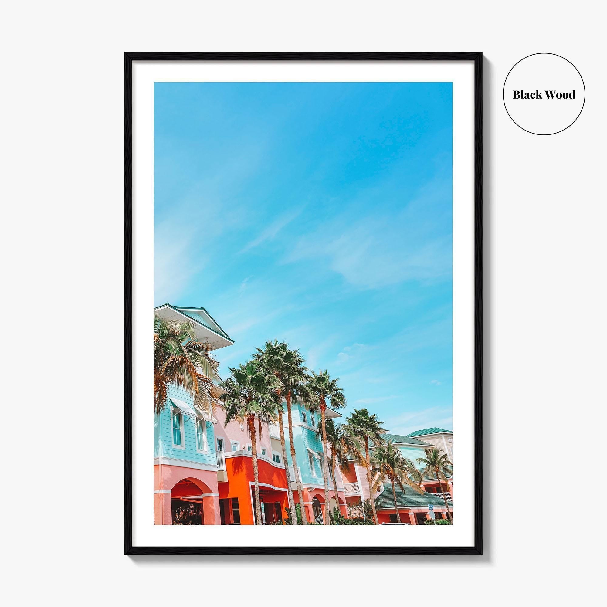 Fort Myers Fine Art Photo Print, Florida Wall Decor, USA Poster, Palm Trees