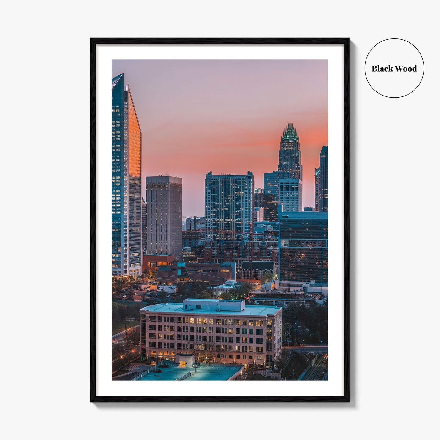 Charlotte Fine Art Photo Print, Uptown, North Carolina, USA, Wall Decor