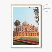Delhi Fine Art Photo Print, Humayun's Tomb, India Wall Decor Poster