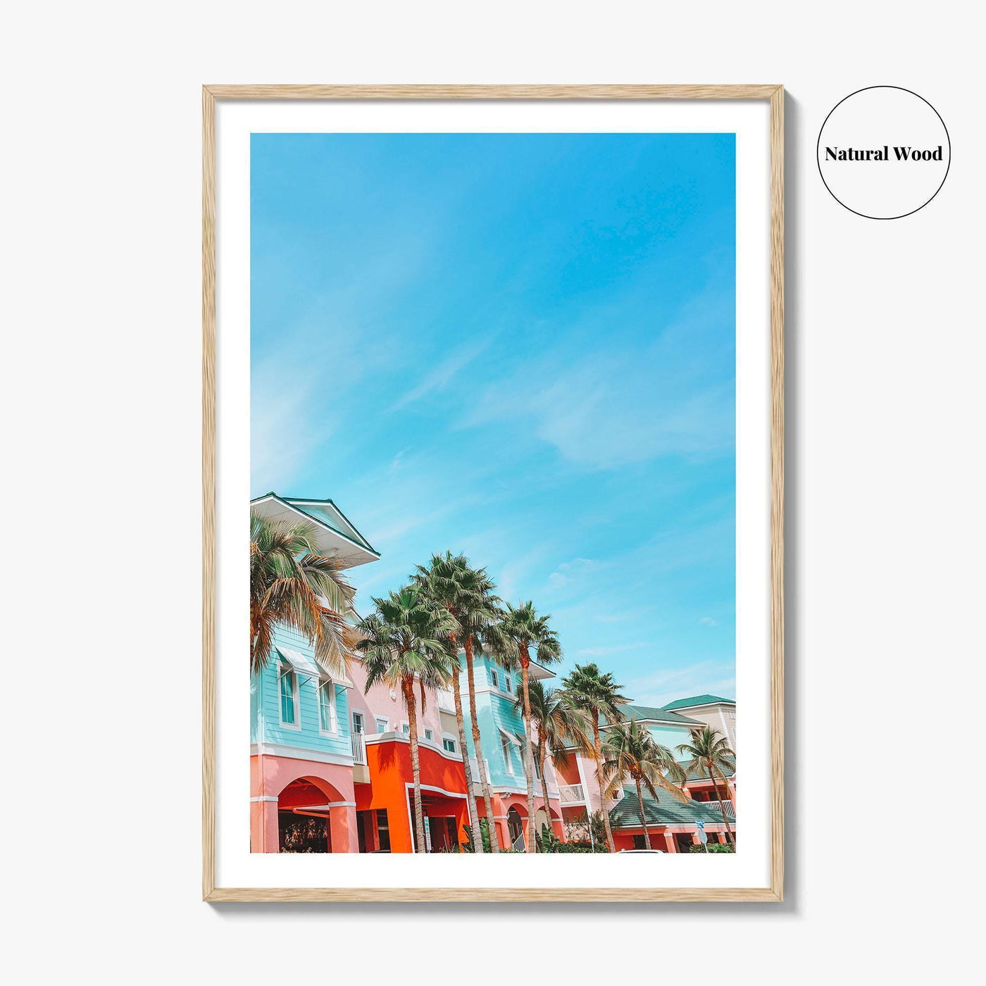 Fort Myers Fine Art Photo Print, Florida Wall Decor, USA Poster, Palm Trees