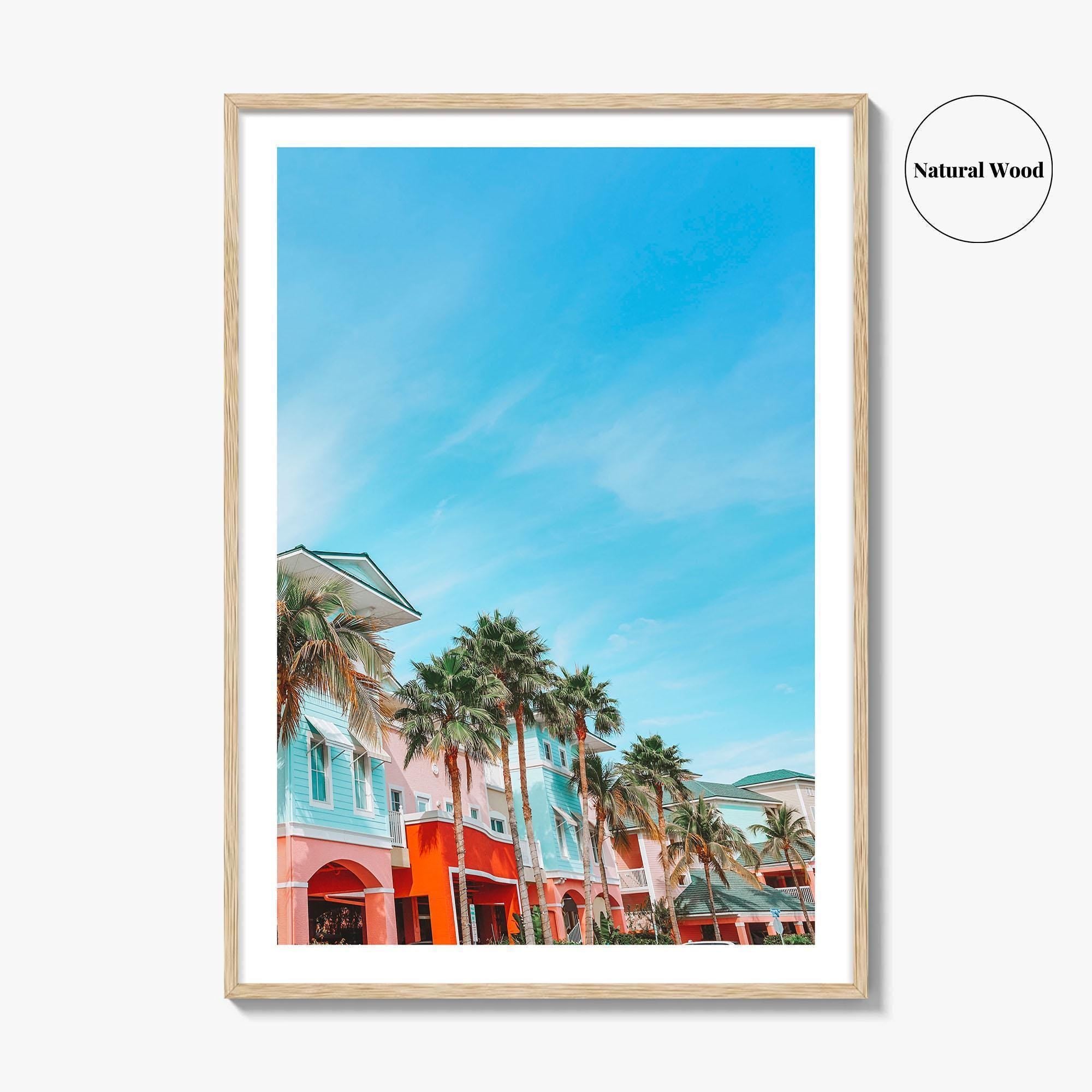 Fort Myers Fine Art Photo Print, Florida Wall Decor, USA Poster, Palm Trees