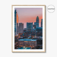 Charlotte Fine Art Photo Print, Uptown, North Carolina, USA, Wall Decor
