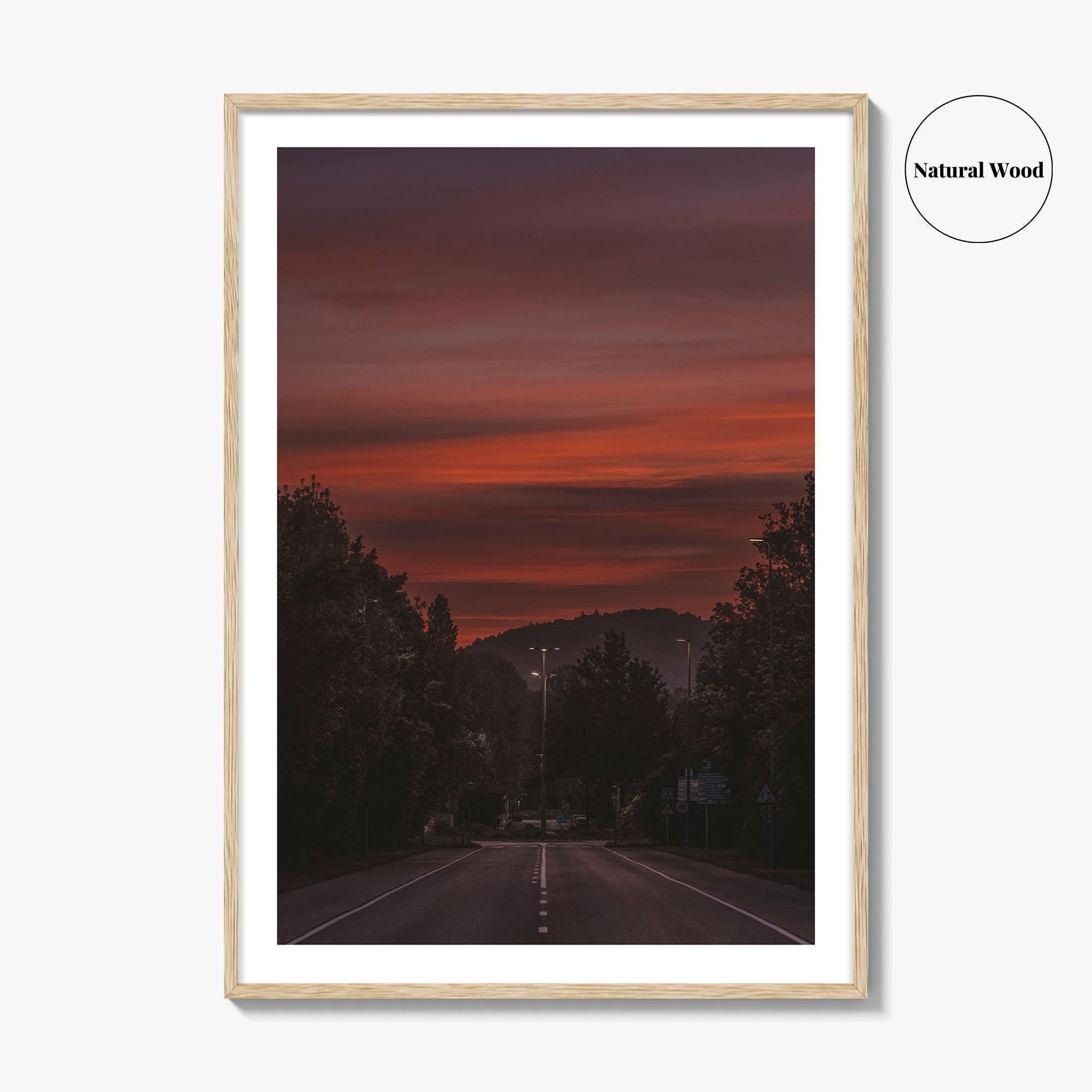 Clemson Fine Art Photo Print, South Carolina Road Wall Art Poster, USA