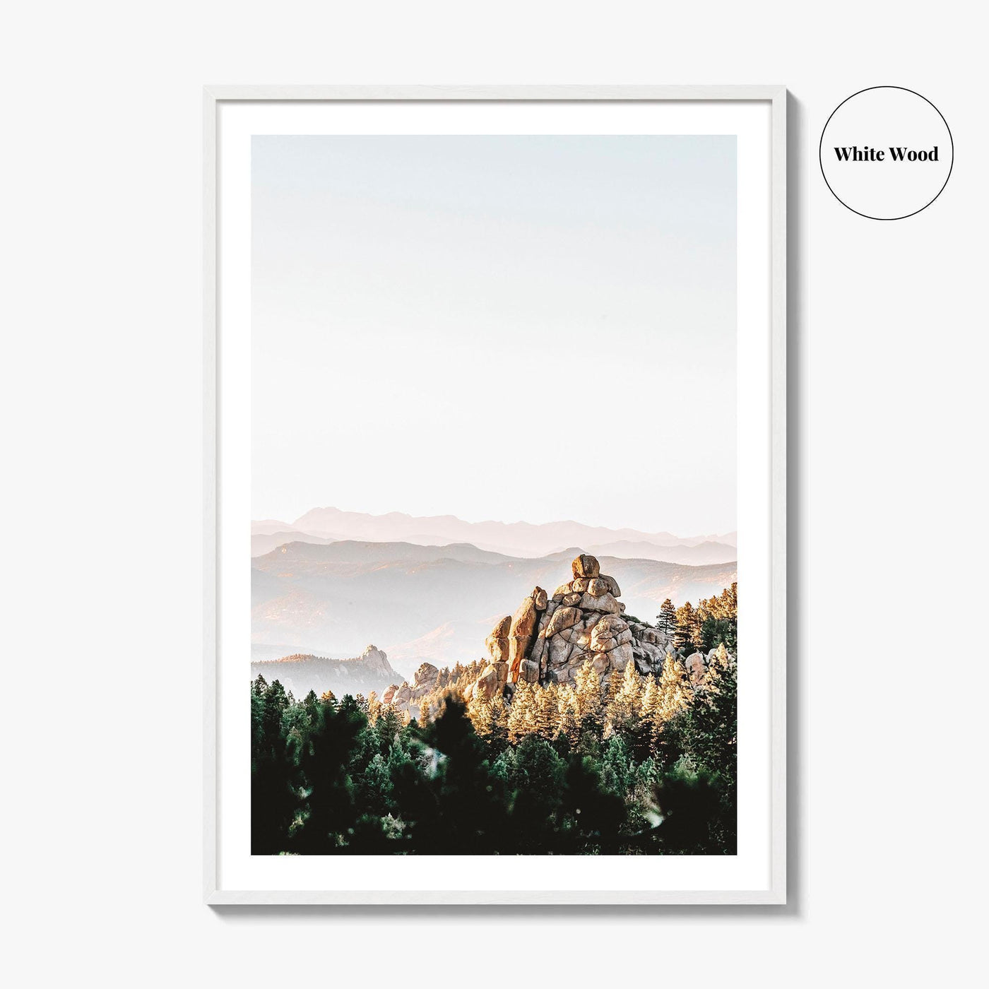 Colorado Fine Art Photo Print, Devil's Head Lookout, Pike National Forest, Landscape Poster