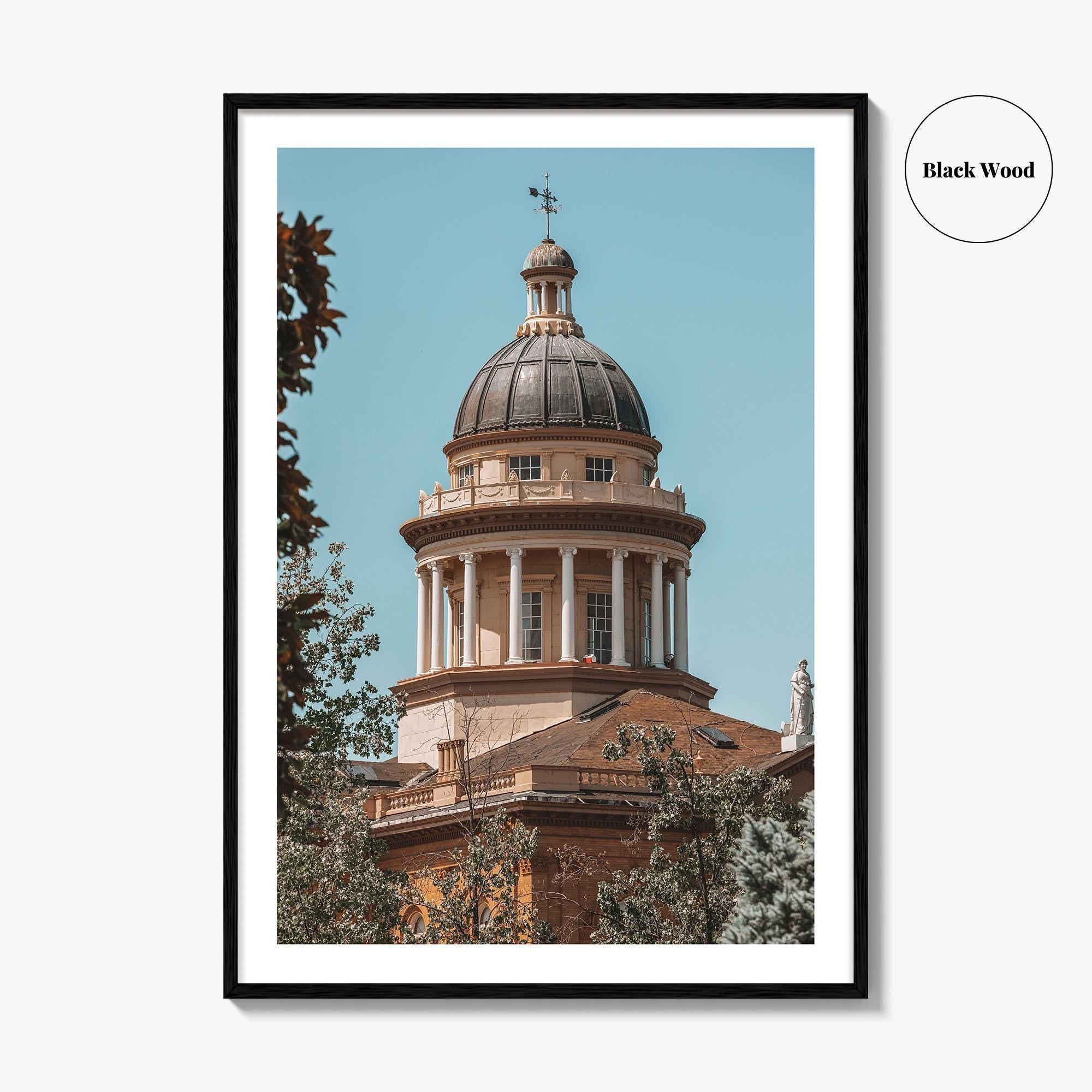 Auburn California Fine Art Photo Print, Placer County Courthouse, USA Wall Poster