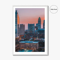 Charlotte Fine Art Photo Print, Uptown, North Carolina, USA, Wall Decor