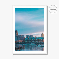 Buffalo Fine Art Photo Print, NY Poster, New York, Erie Basin Marina, USA