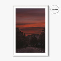 Clemson Fine Art Photo Print, South Carolina Road Wall Art Poster, USA
