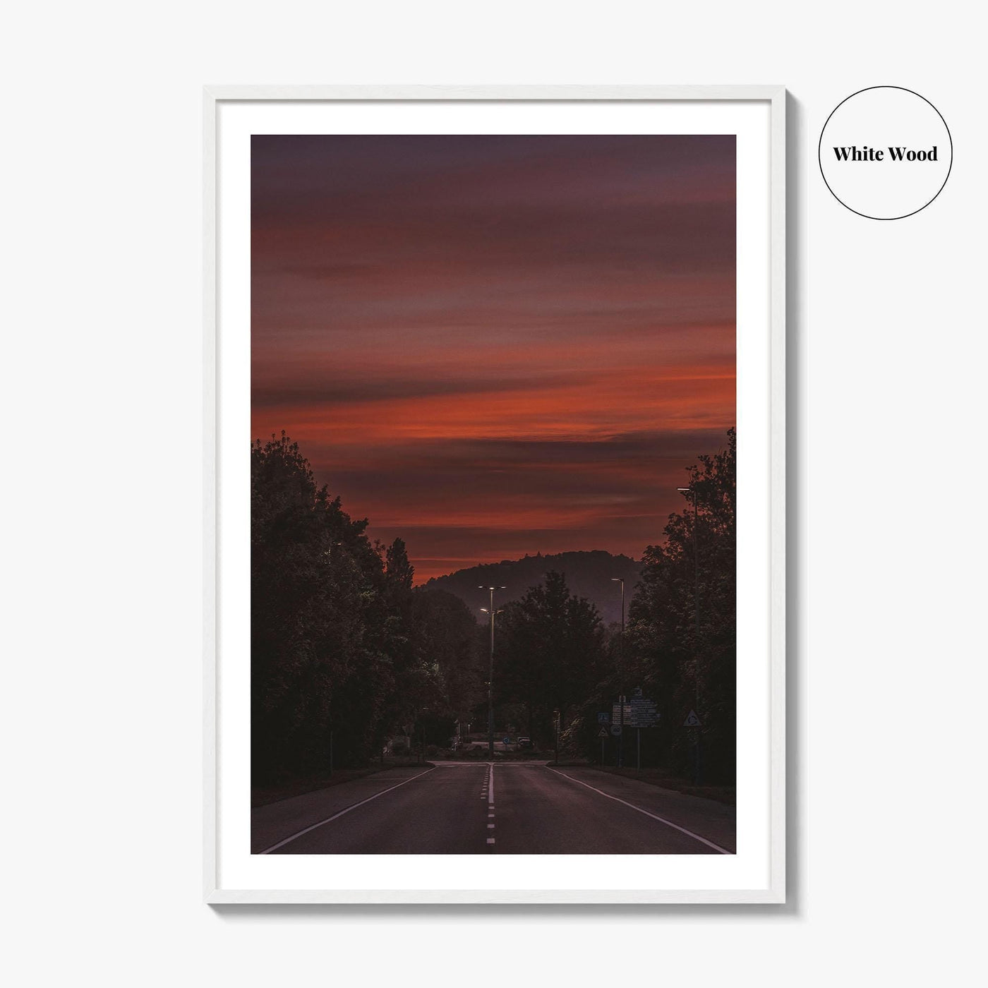 Clemson Fine Art Photo Print, South Carolina Road Wall Art Poster, USA