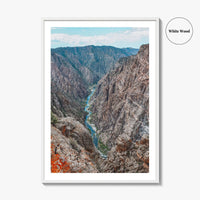 Black Canyon Of The Gunnison National Park Fine Art Photo Print, Colorado Poster, USA
