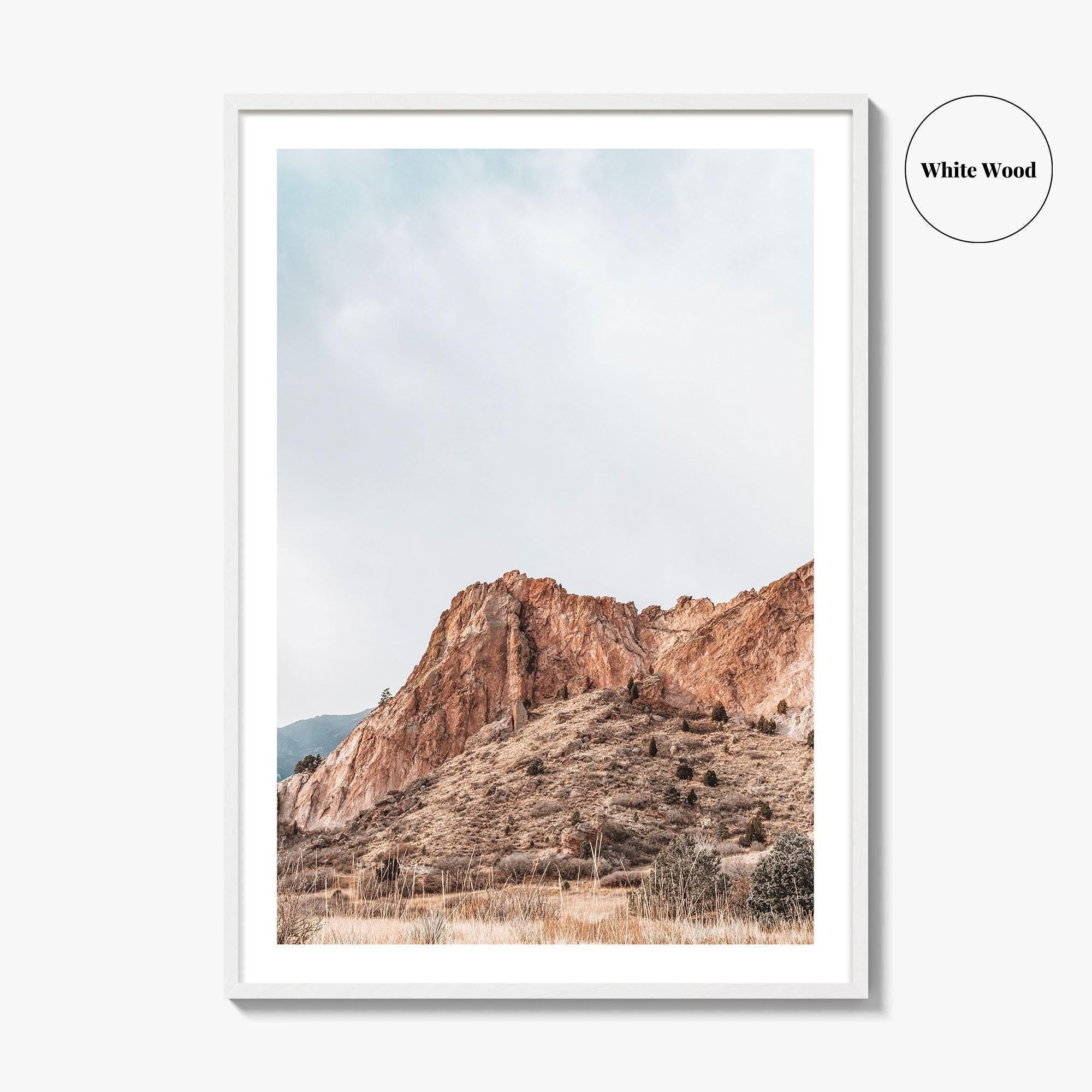 Colorado Fine Art Photo Print, Rocky Mountains Winter Landscape, USA Wall Poster