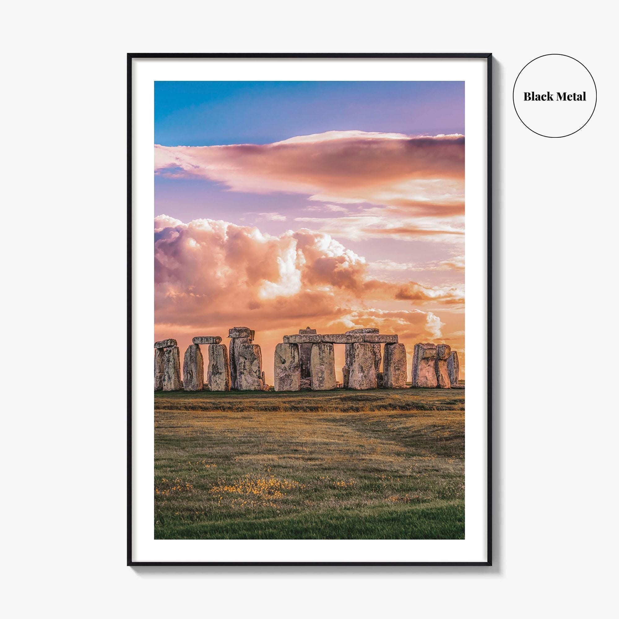Stonehenge Fine Art Photo Print, England Wall Poster, Wiltshire UK