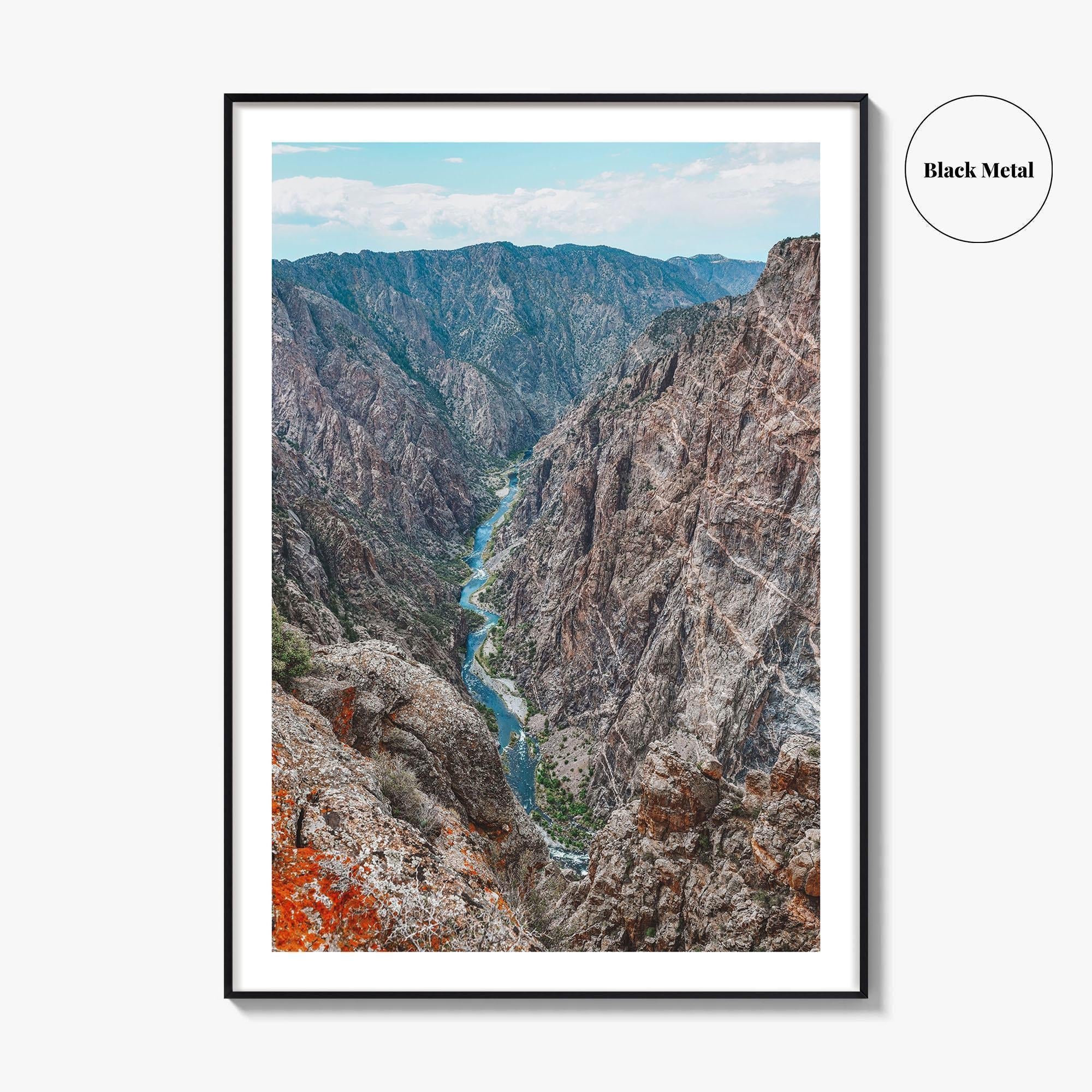 Black Canyon Of The Gunnison National Park Fine Art Photo Print, Colorado Poster, USA