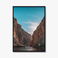 Big Bend National Park Fine Art Photo Print, Santa Elena Canyon, Texas USA Poster
