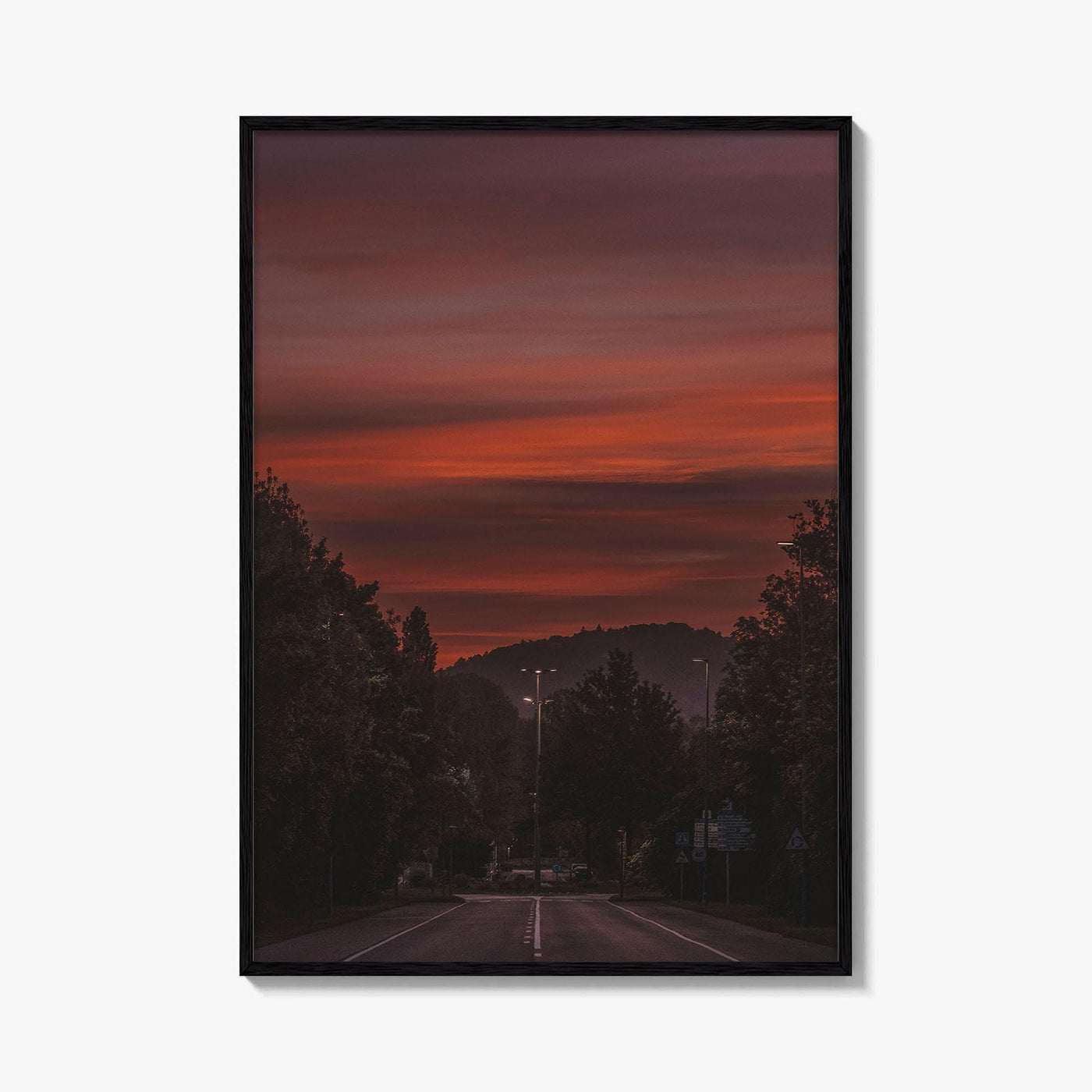 Clemson Fine Art Photo Print, South Carolina Road Wall Art Poster, USA