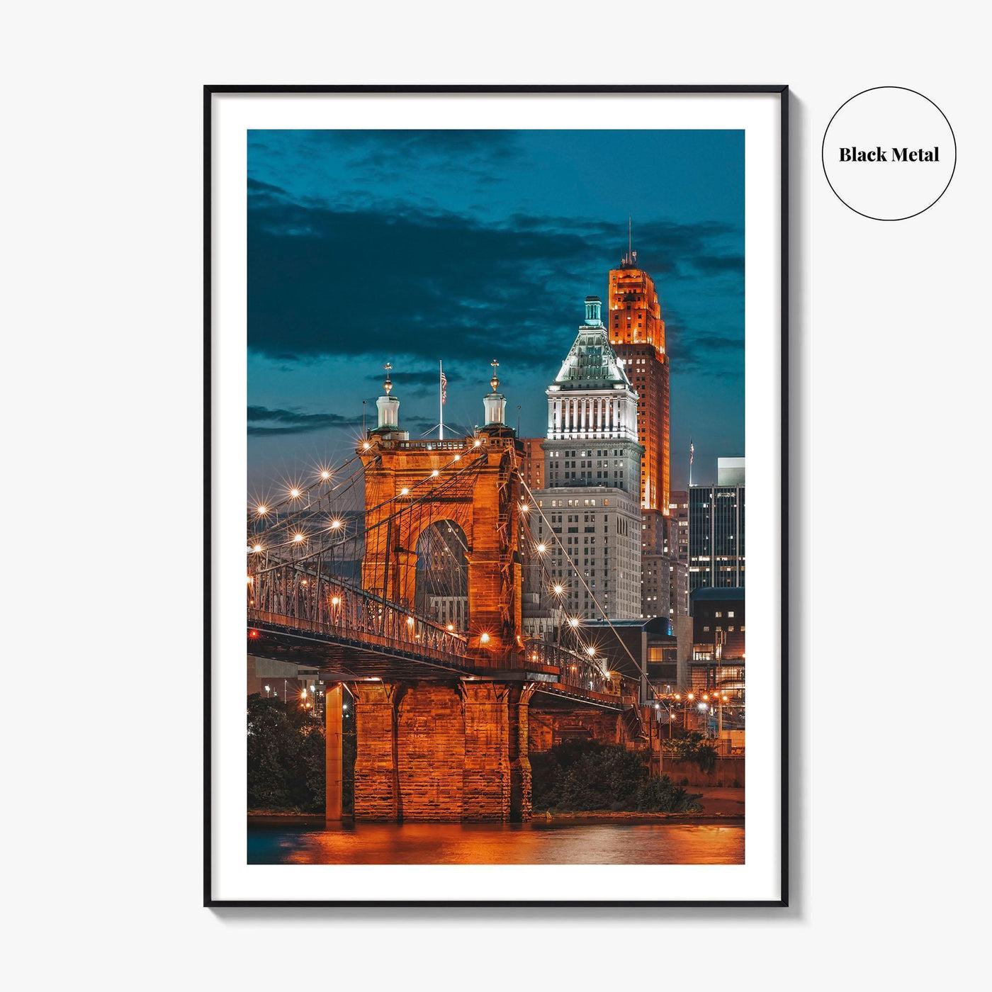 Cincinnati Fine Art Photo Print, Ohio Wall Decor Poster, USA, Cincy