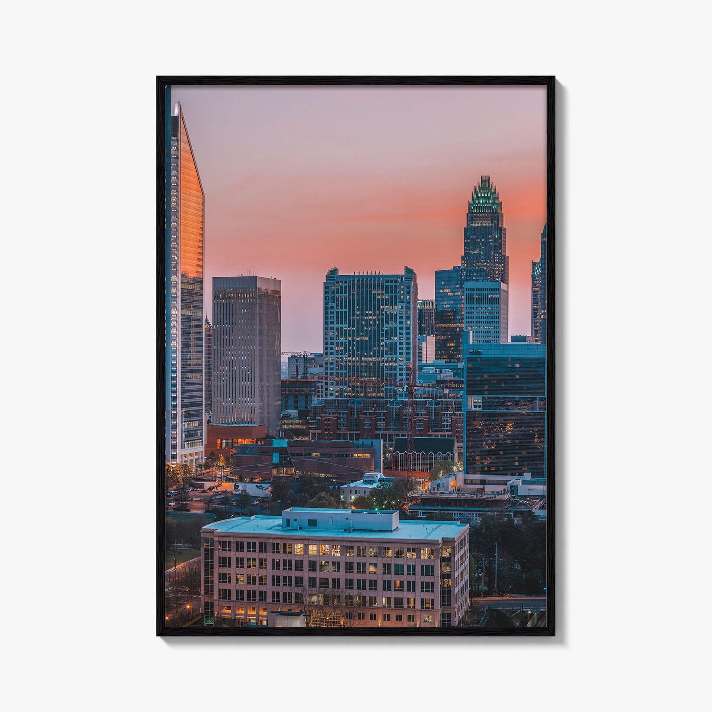 Charlotte Fine Art Photo Print, Uptown, North Carolina, USA, Wall Decor