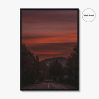 Clemson Fine Art Photo Print, South Carolina Road Wall Art Poster, USA