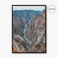 Black Canyon Of The Gunnison National Park Fine Art Photo Print, Colorado Poster, USA