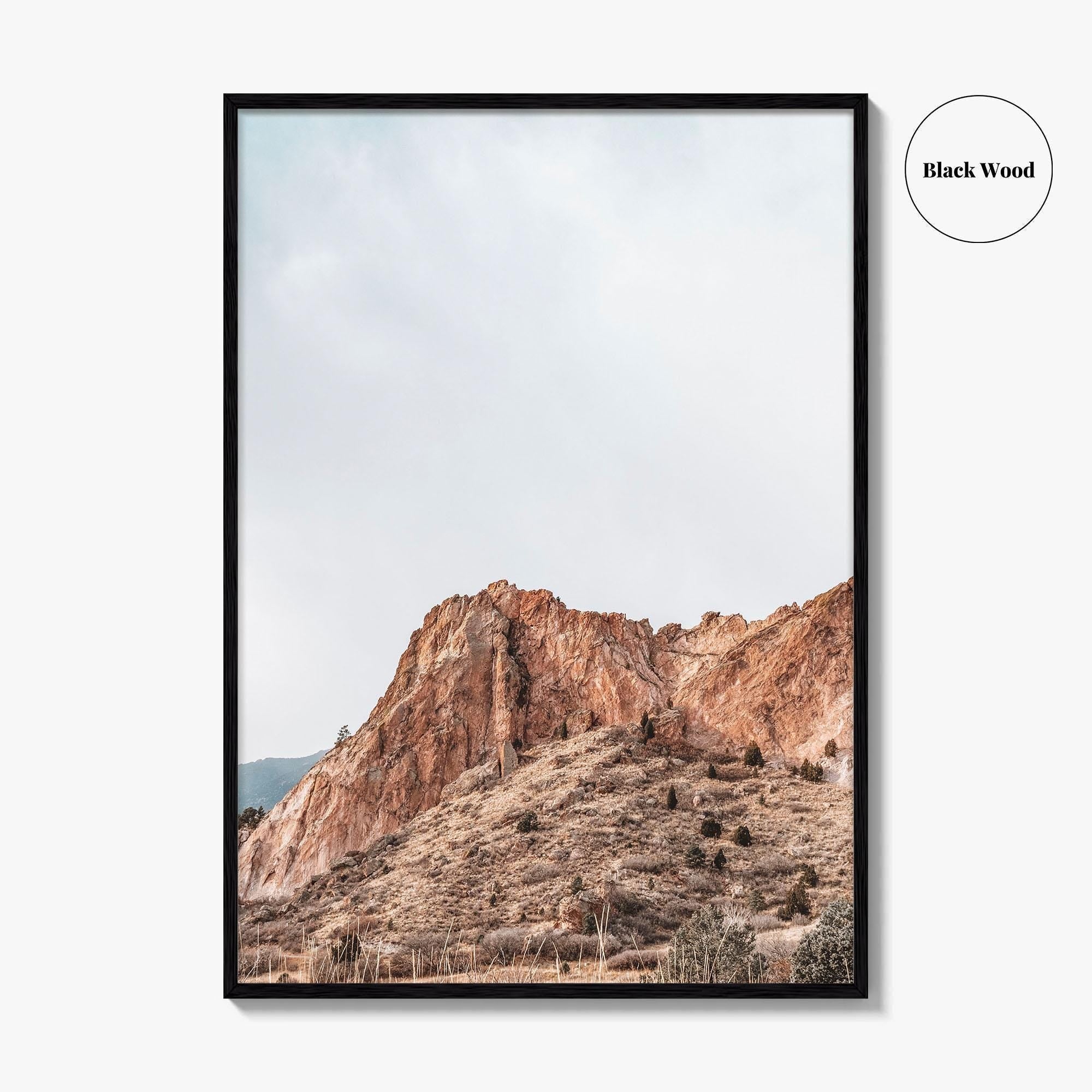 Colorado Fine Art Photo Print, Rocky Mountains Winter Landscape, USA Wall Poster