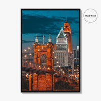 Cincinnati Fine Art Photo Print, Ohio Wall Decor Poster, USA, Cincy
