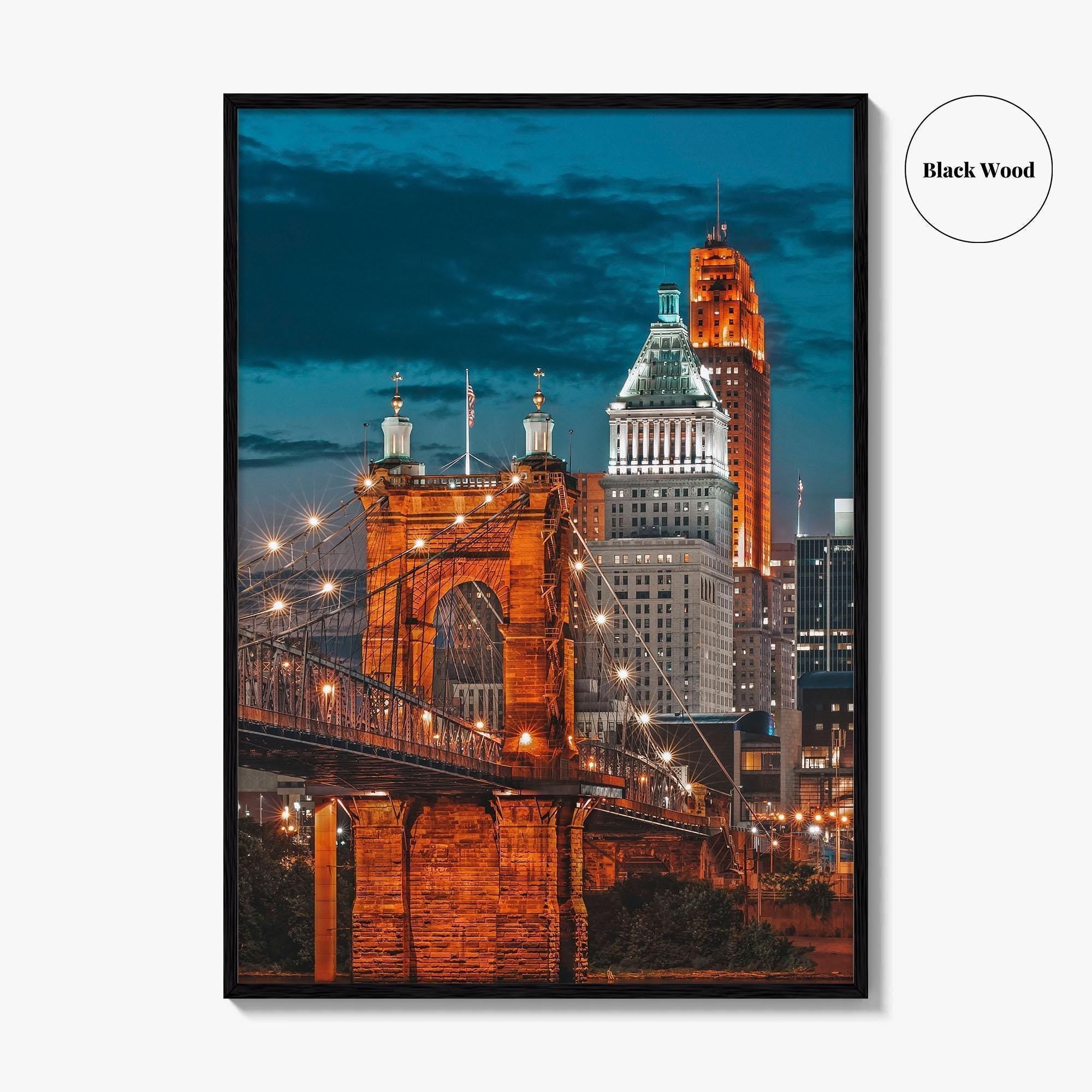 Cincinnati Fine Art Photo Print, Ohio Wall Decor Poster, USA, Cincy