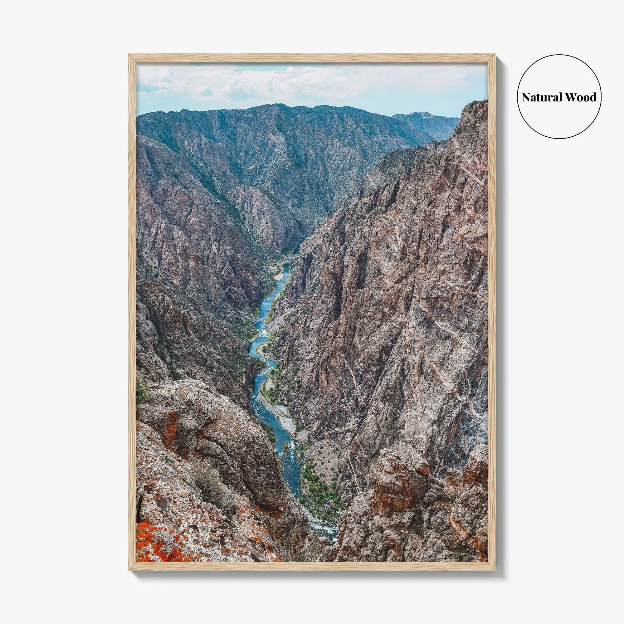Black Canyon Of The Gunnison National Park Fine Art Photo Print, Colorado Poster, USA