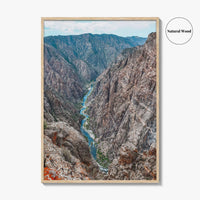 Black Canyon Of The Gunnison National Park Fine Art Photo Print, Colorado Poster, USA