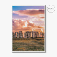 Stonehenge Fine Art Photo Print, England Wall Poster, Wiltshire UK