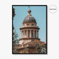 Auburn California Fine Art Photo Print, Placer County Courthouse, USA Wall Poster