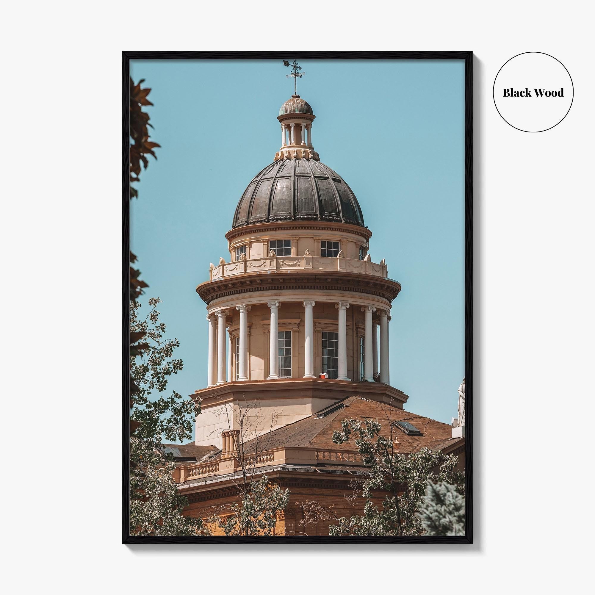 Auburn California Fine Art Photo Print, Placer County Courthouse, USA Wall Poster