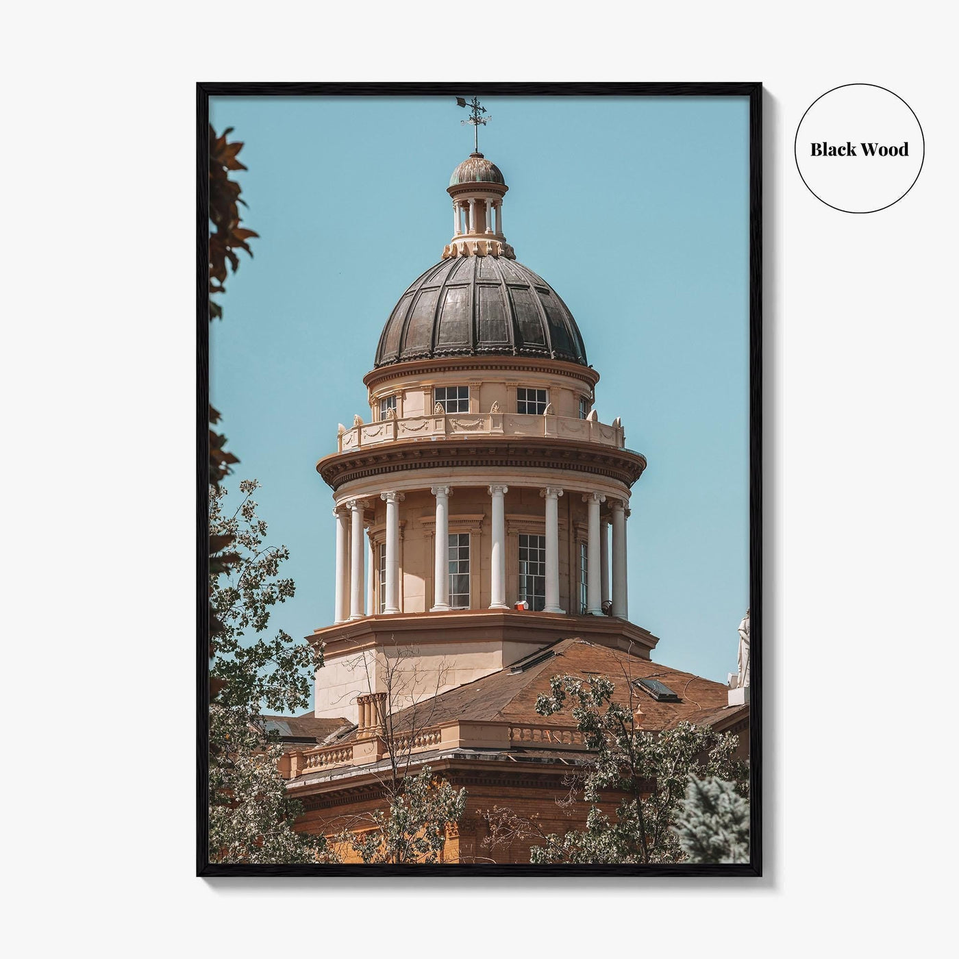 Auburn California Fine Art Photo Print, Placer County Courthouse, USA Wall Poster