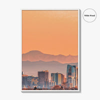 Denver Skyline Fine Art Photo Print, Pikes Peak, Colorado, USA, Poster, Wall Decor