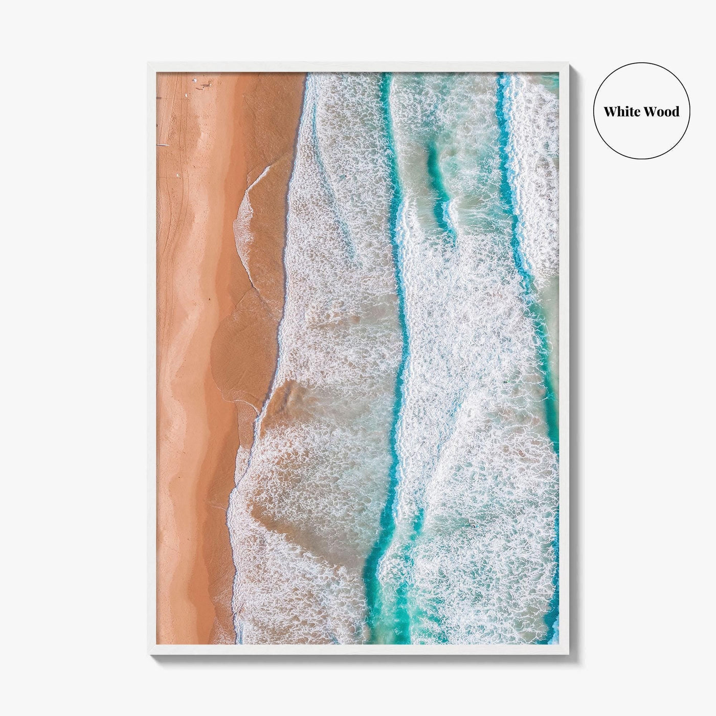 Coogee Beach Fine Art Photo Print, Sydney NSW Australia Aerial Wall Decor Poster