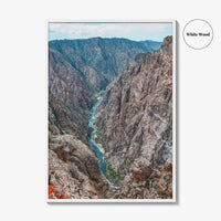 Black Canyon Of The Gunnison National Park Fine Art Photo Print, Colorado Poster, USA