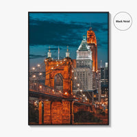 Cincinnati Fine Art Photo Print, Ohio Wall Decor Poster, USA, Cincy