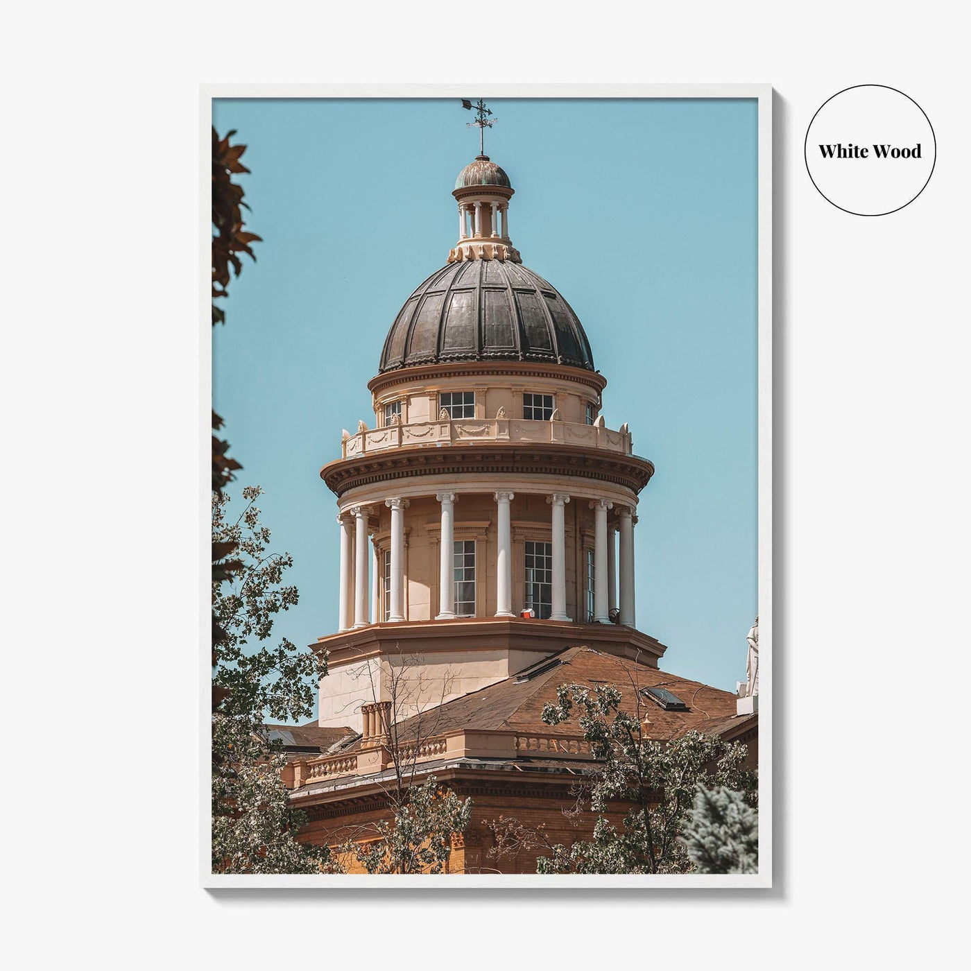 Auburn California Fine Art Photo Print, Placer County Courthouse, USA Wall Poster