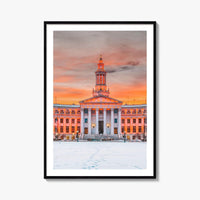 Denver Fine Art Photo Print, Colorado USA, City and County Building, Wall Poster