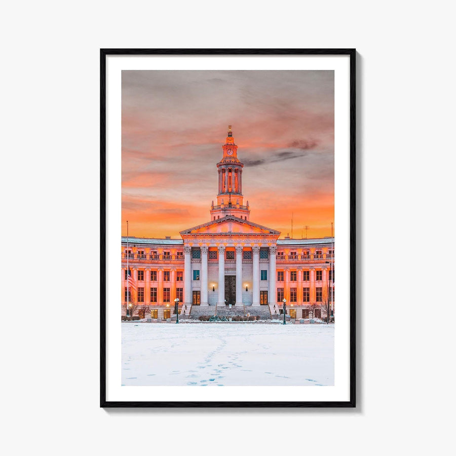 Denver Fine Art Photo Print, Colorado USA, City and County Building, Wall Poster